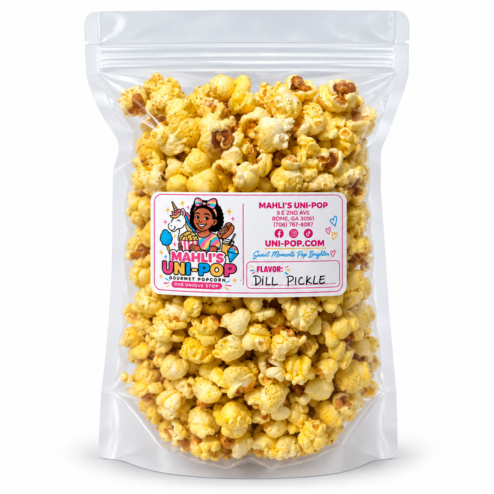 Mahli's Uni-Pop Gourmet Popcorn Dill Pickle