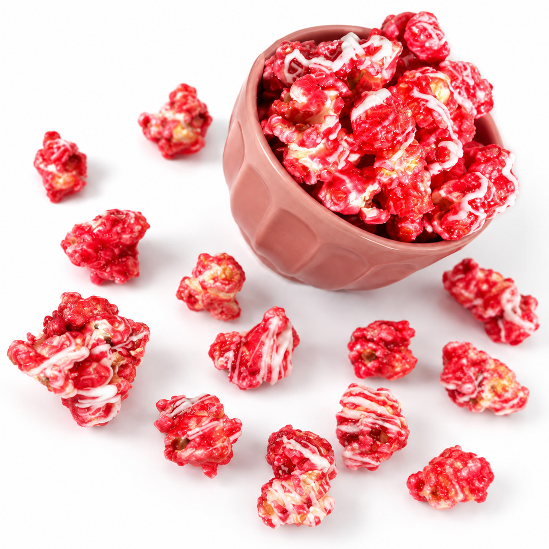 Mahli's Uni-Pop Gourmet Popcorn Strawberry Cheesecake