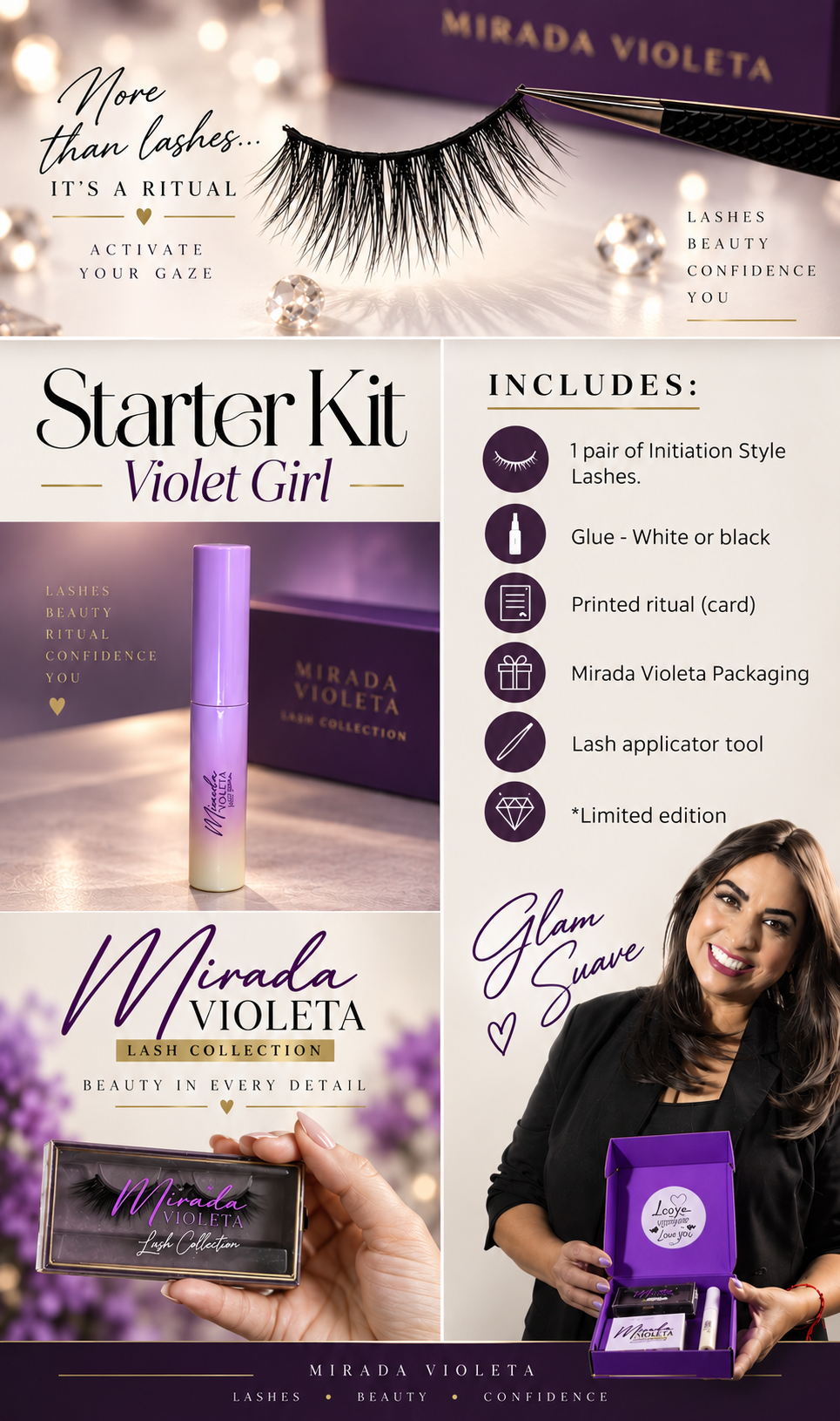 Mirada Violeta Violet Girl Starter Kit