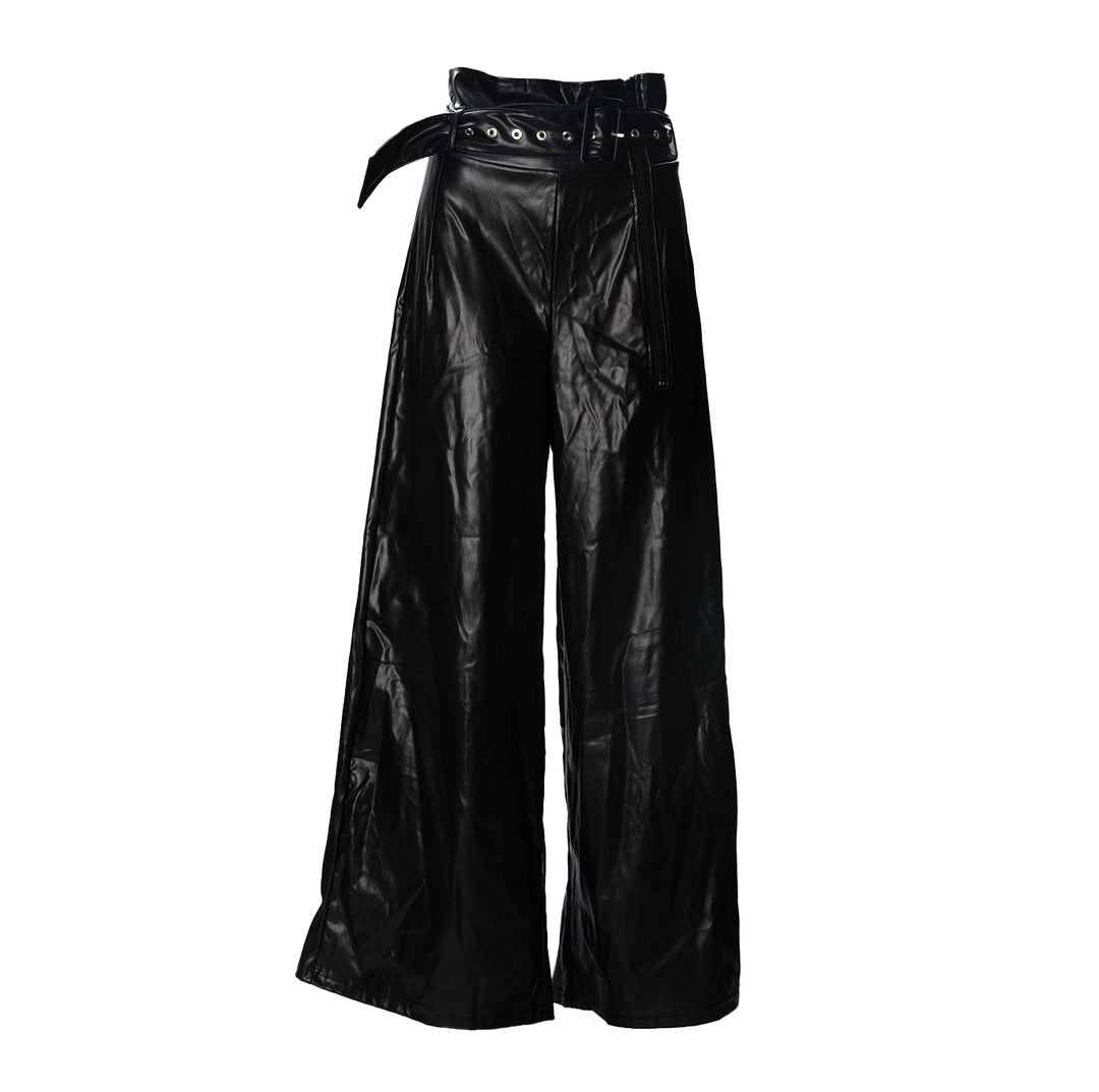 Cheryl Renee's Closet, Faux leather bell bottoms