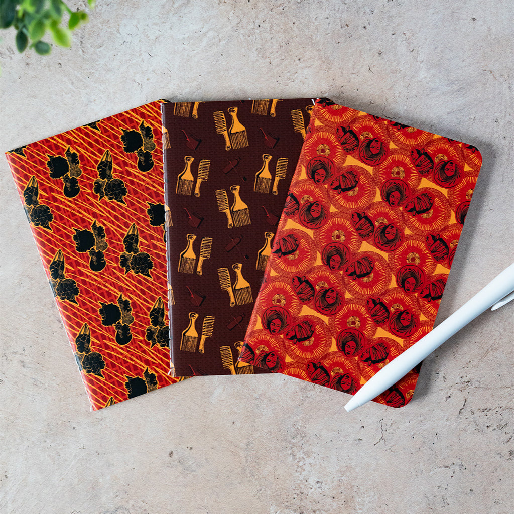 Pounded Yam Productions The Black Hair Collection Pocket Notebook Set