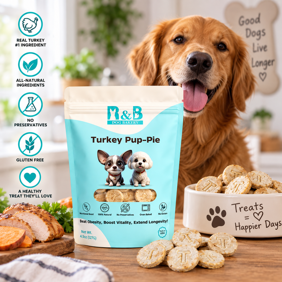 R&B Dog Bakery Turkey Pup-Pie
