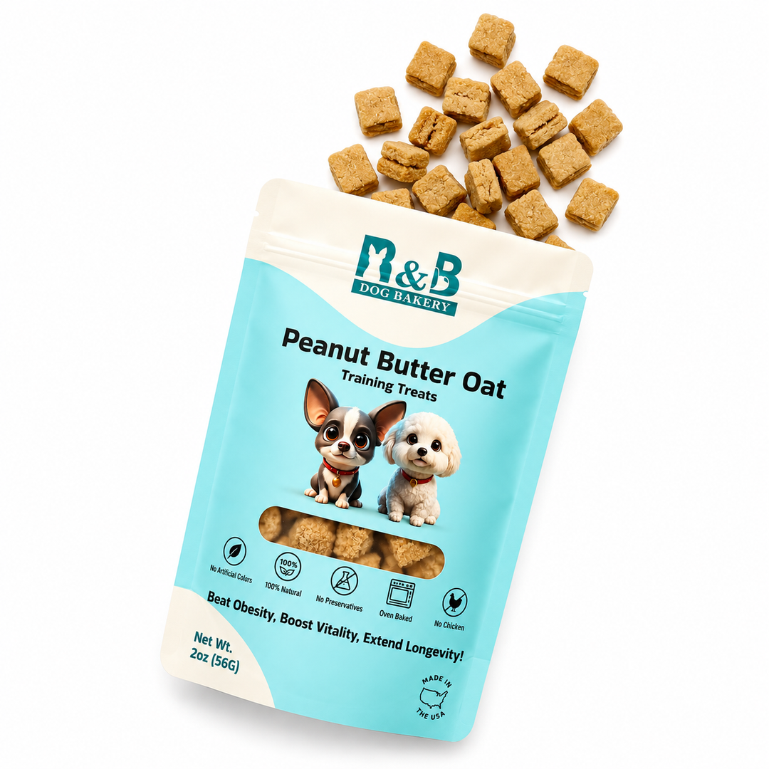 R&B Dog Bakery Peanut Butter Oat Training Treats