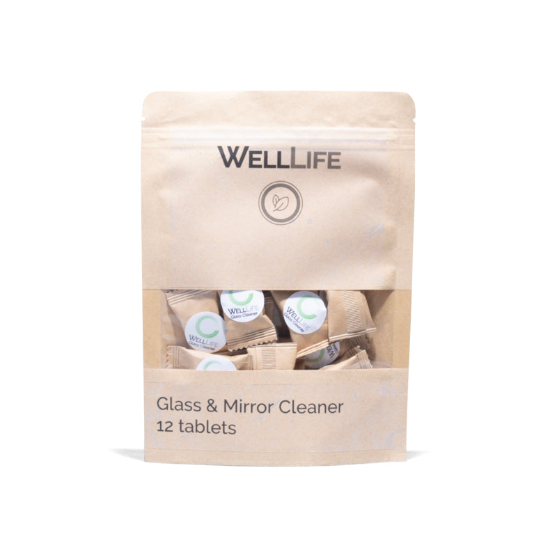 Well Life Glass and Mirror Cleaner Refill Tablets - 12 Tablets