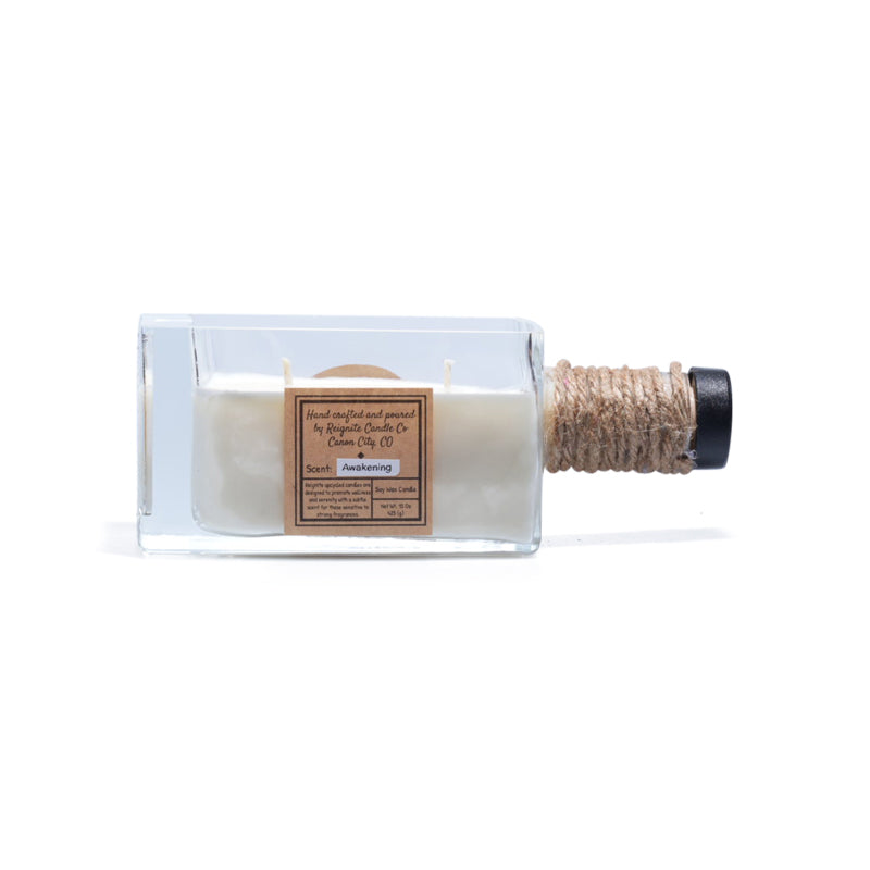 Reignite Candle Co "Awakening" Soy Wax Candle - MB Side Cut  15 oz