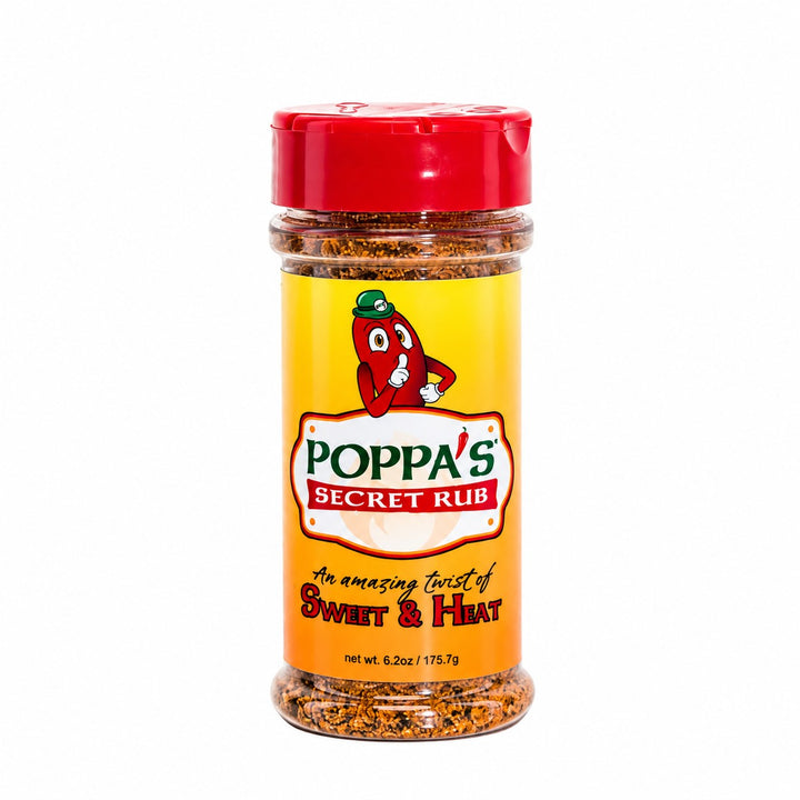 Poppa's Gourmet Hot Sauce Poppa's Secret Rub Seasoning