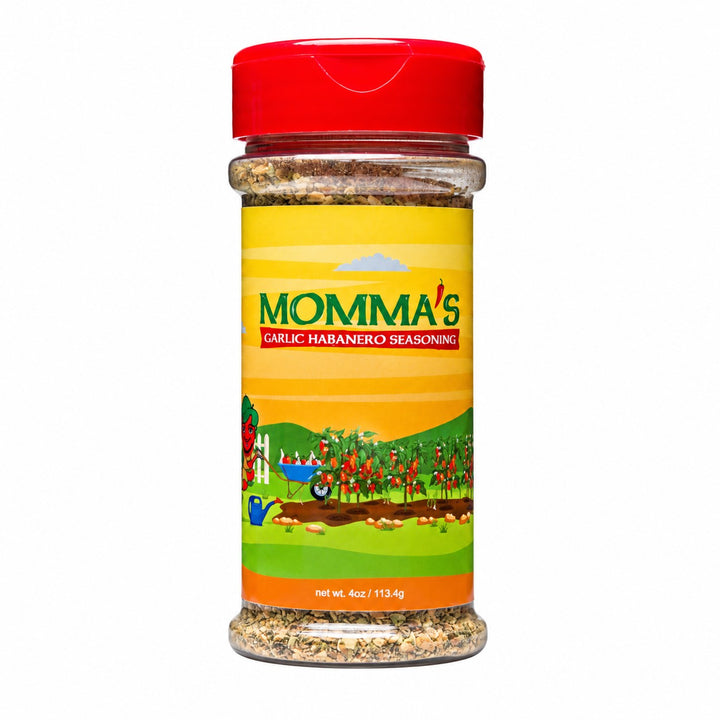 Poppa's Gourmet Hot Sauce Momma's Garlic Habanero Seasoning