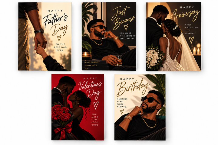 ReadHer Greeting Card Set "Love All Year: For Him"