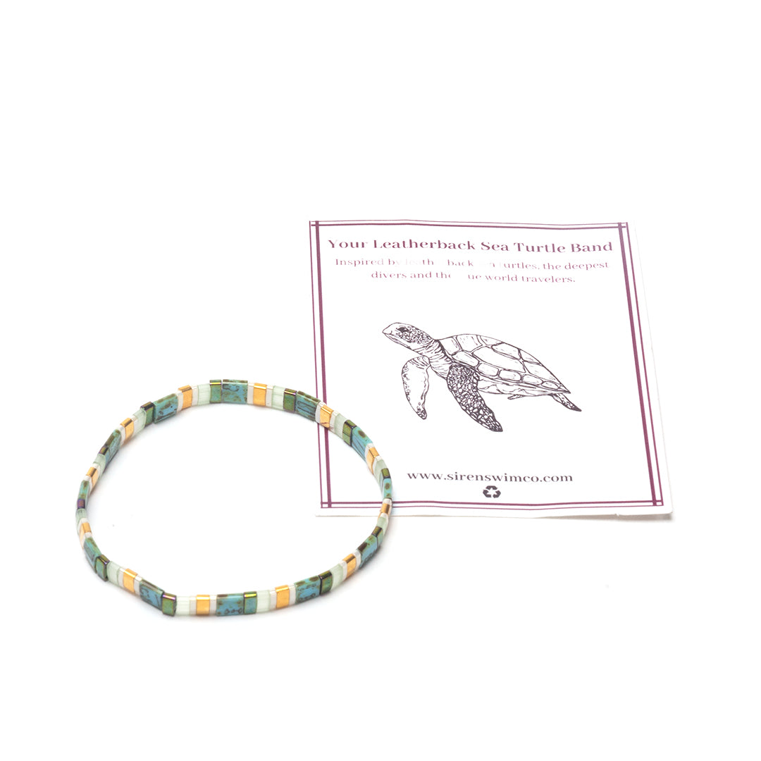 Siren Swim Leatherback Sea Turtle Bracelet