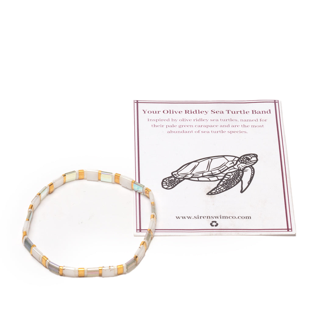 Siren Swim Olive Ridley Sea Turtle Bracelet