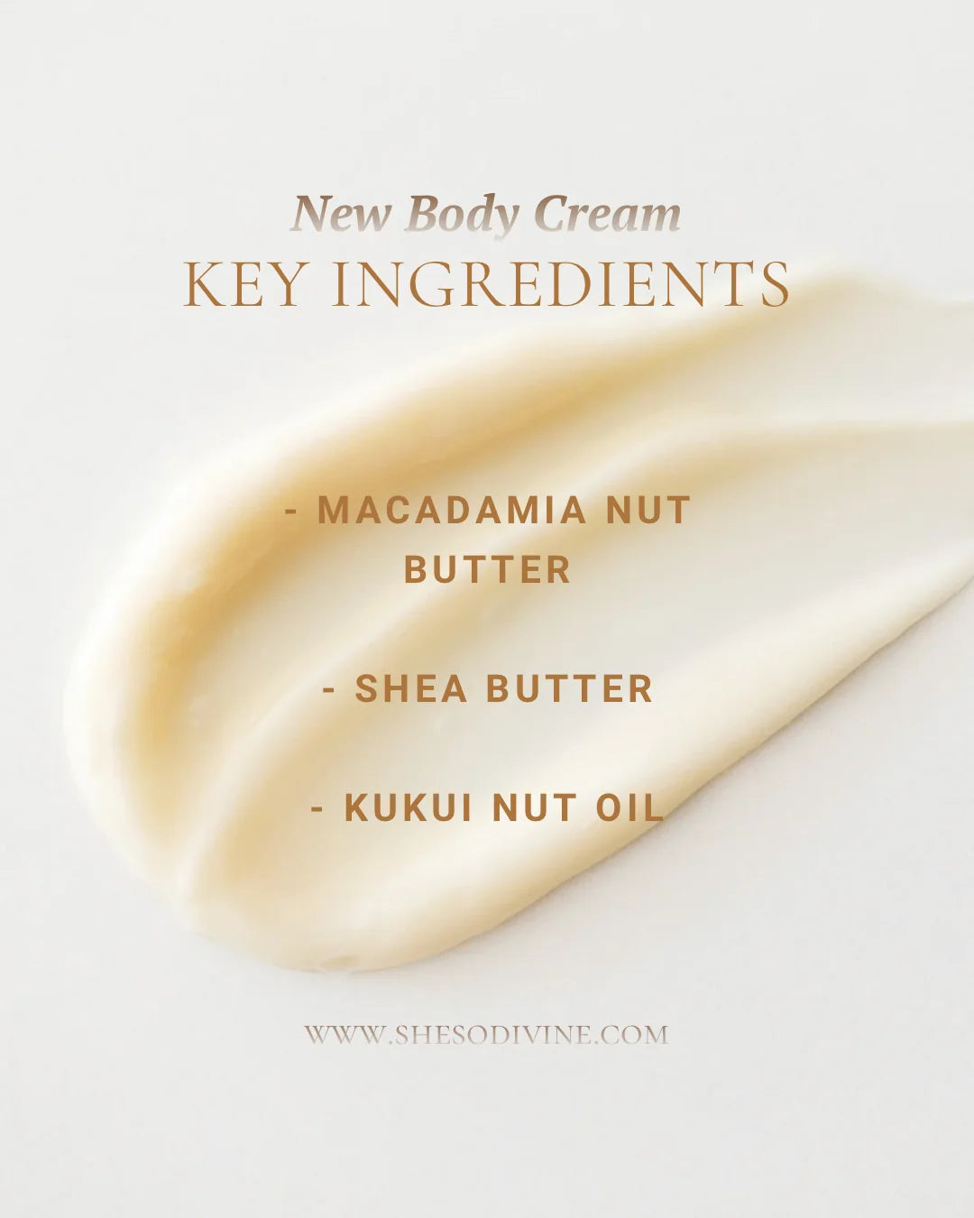 SHE'SO DIVINE Vanilla Romance Luxury Body Cream