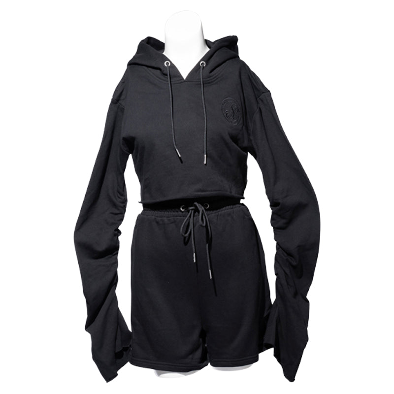 The Style Guru Luxe Ruched Fleece Set
