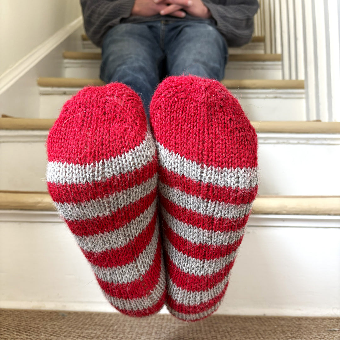 The Spinning Hand Alpaca Socks Knitting Kit