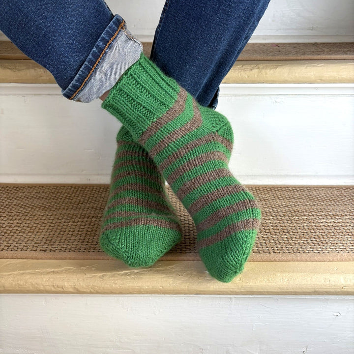 The Spinning Hand Alpaca Socks Knitting Kit