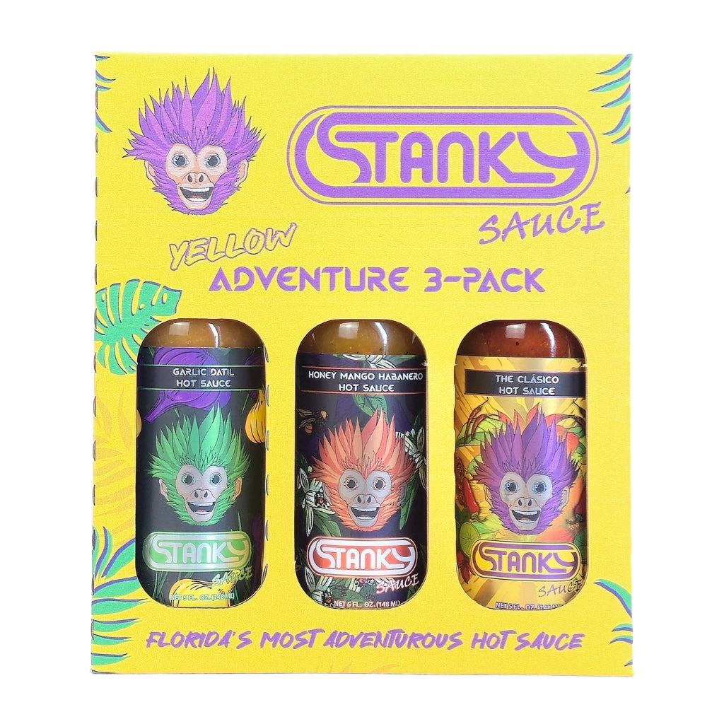 Stanky Sauce Yellow Adventure 3-Pack (Mild)