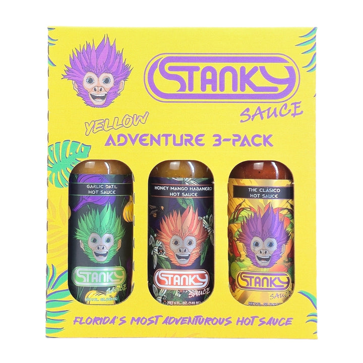 Stanky Sauce Yellow Adventure 3-Pack (Mild)