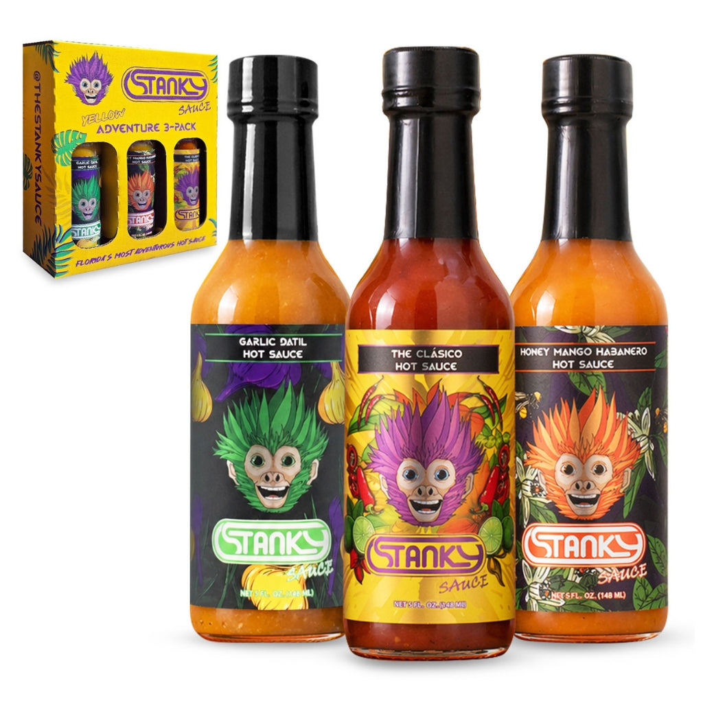 Stanky Sauce Yellow Adventure 3-Pack (Mild)