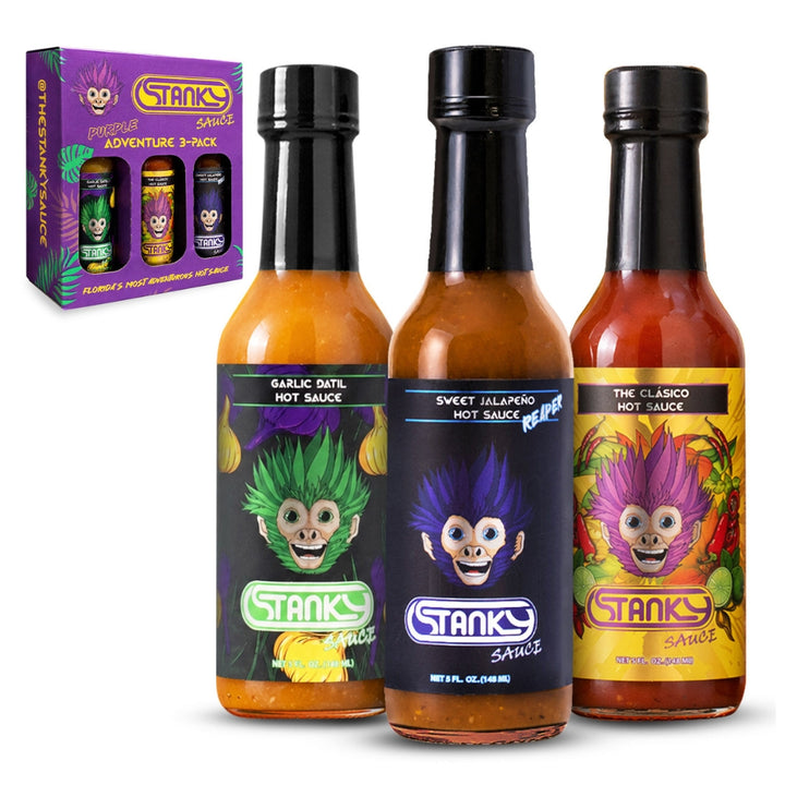 Stanky Sauce Purple Adventure 3-Pack (Hot)