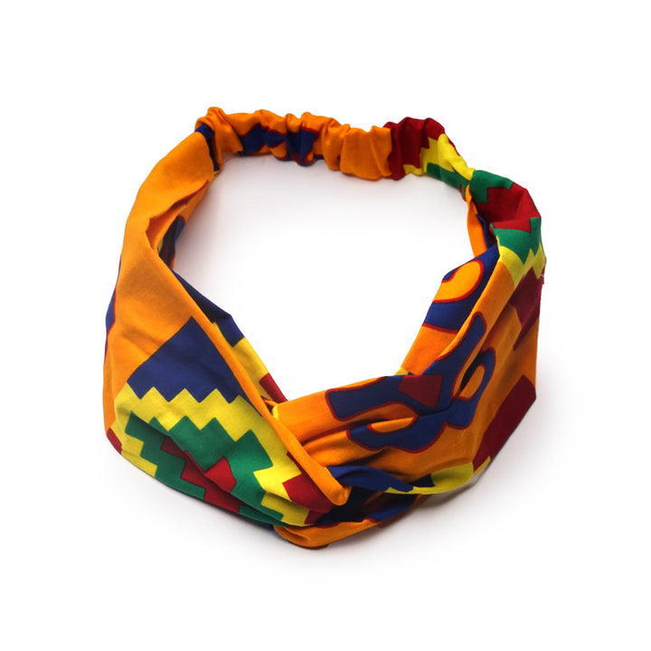 Samson7arts Indinkra print headband