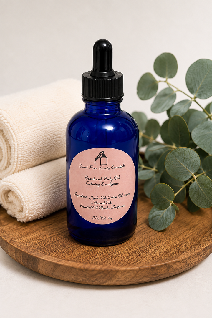 Sweet Peas Scenty Essentials Beard and Body Oil