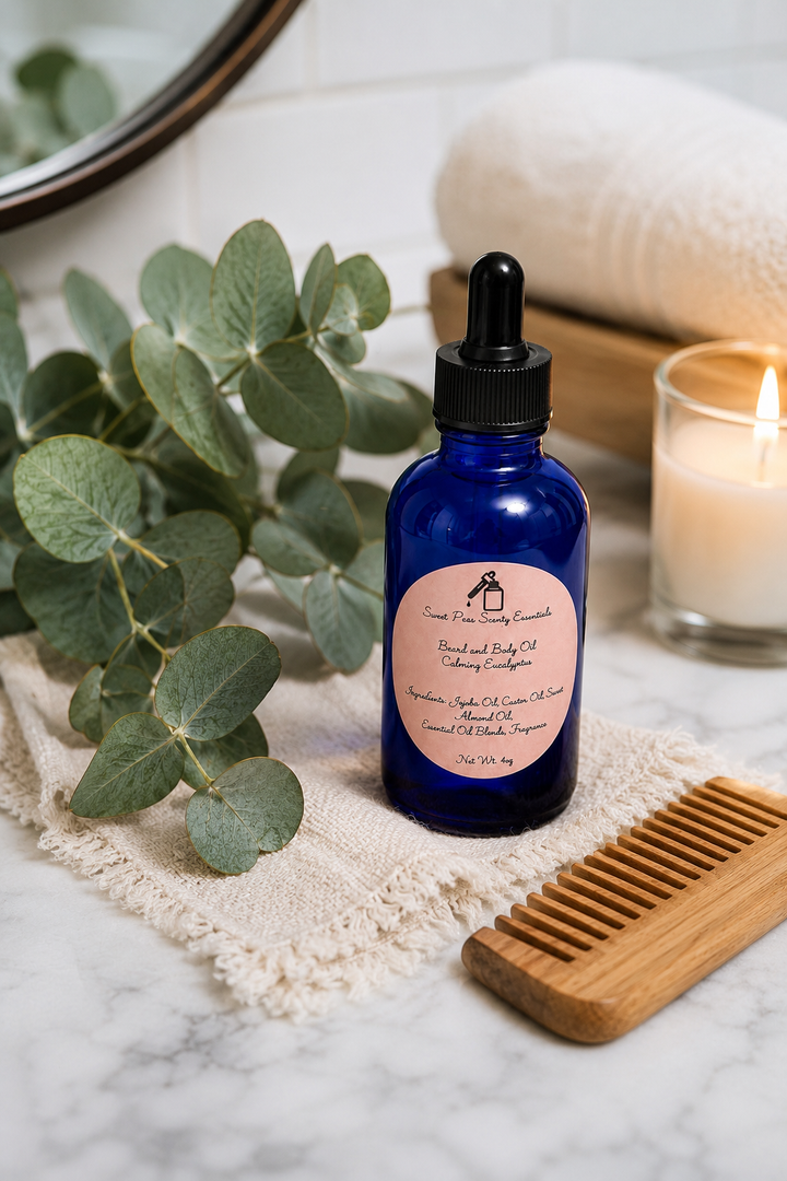 Sweet Peas Scenty Essentials Beard and Body Oil
