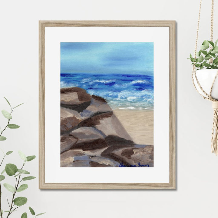 Shea Design Rocky Beach Art Print