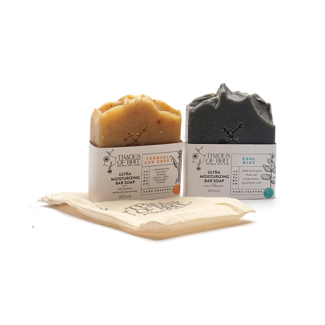 Trades of Brit Radient Detox Soap Duo