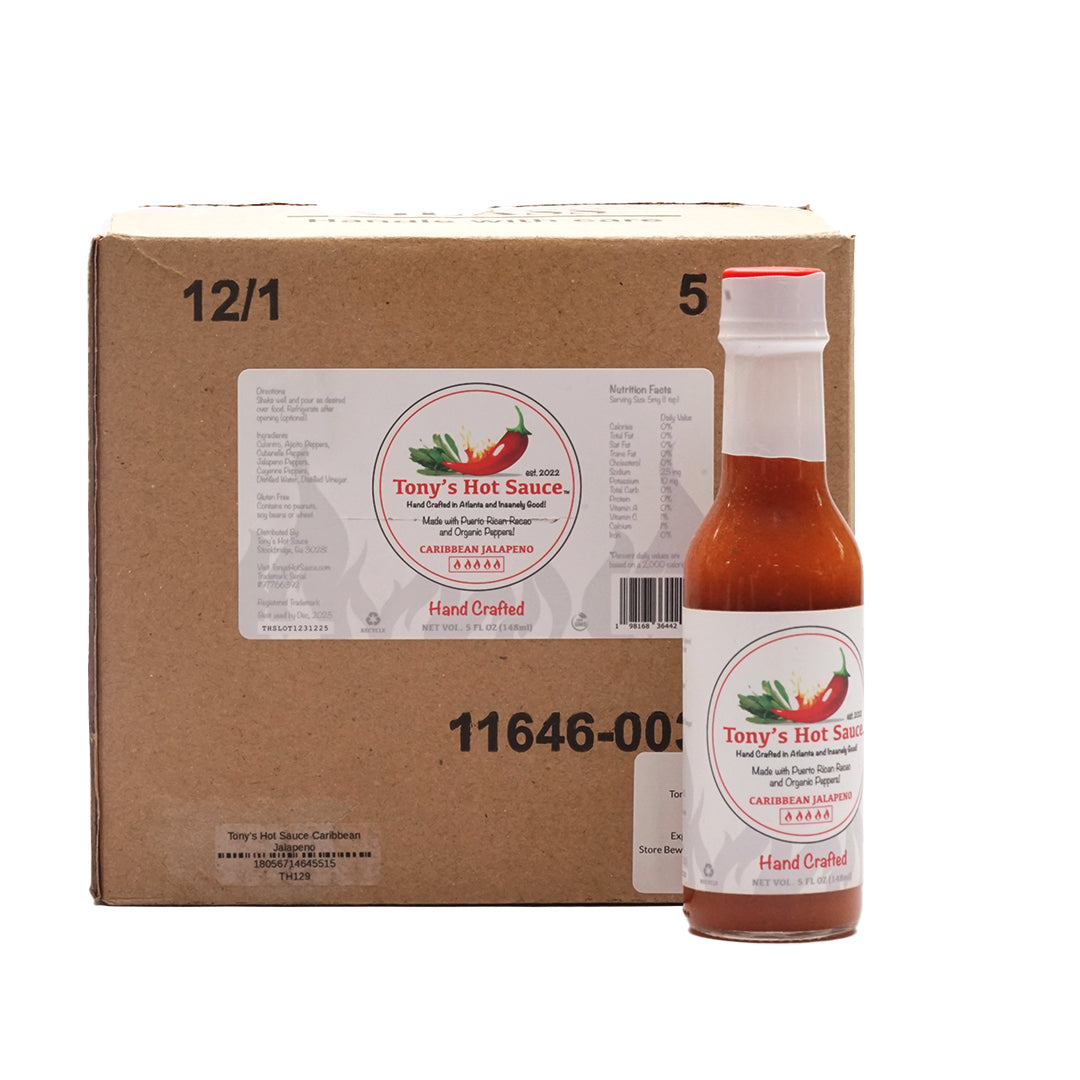 Tony's Hot Sauce Caribbean Jalapeno