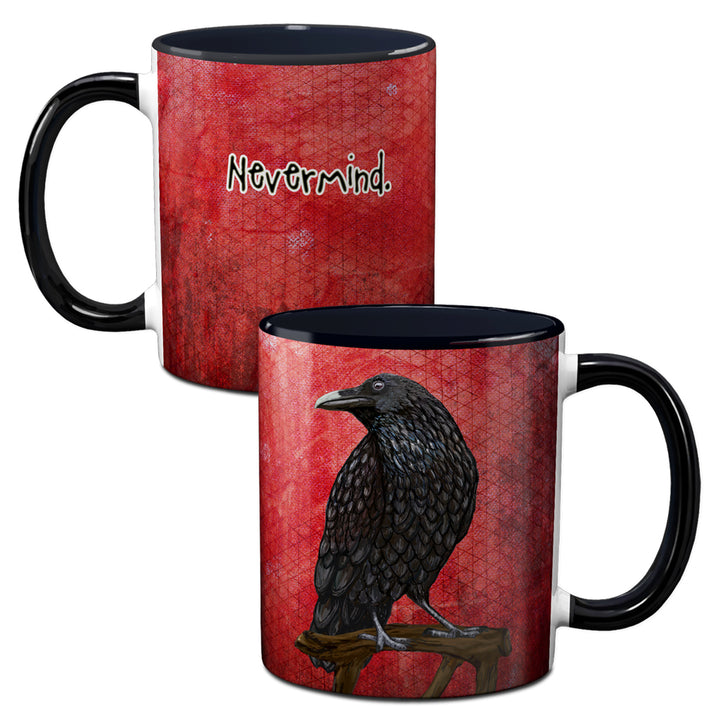 Pithitude Raven Nevermind Mug