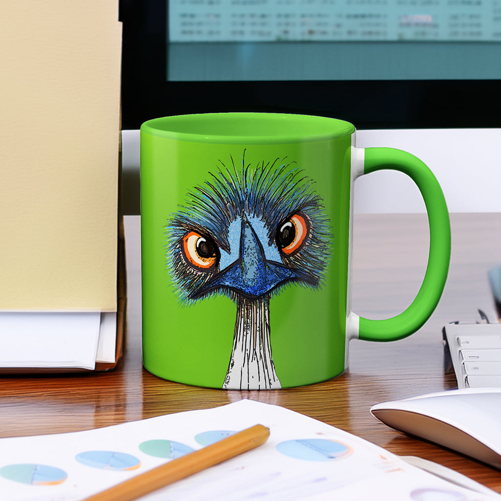 Pithitude What New Hell Emu Ceramic Mug