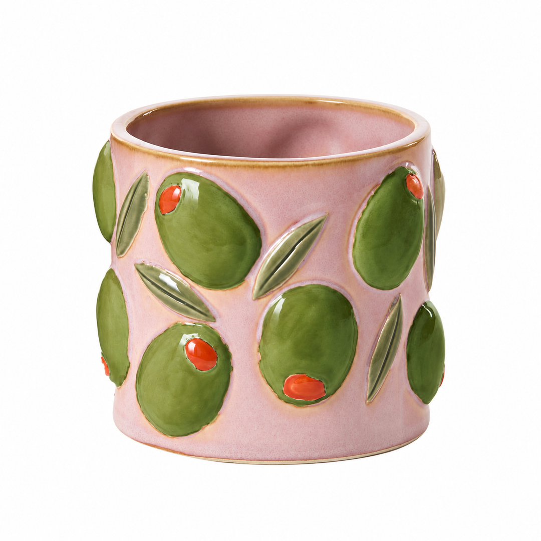 Thea Plant Co Cucina Pot Olive 5.25x4.5