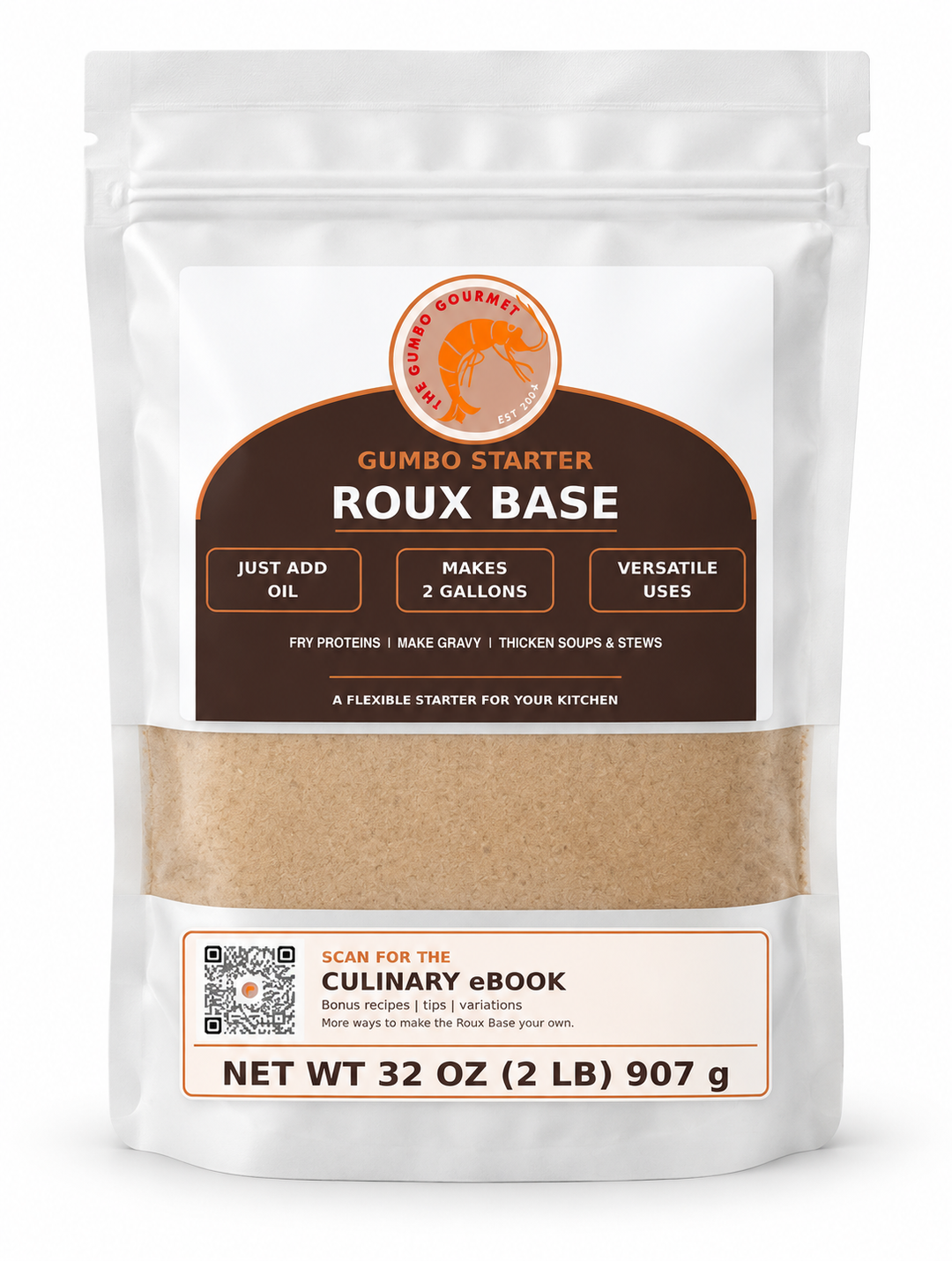 The Gumbo Gourmet Gumbo Starter Roux Base