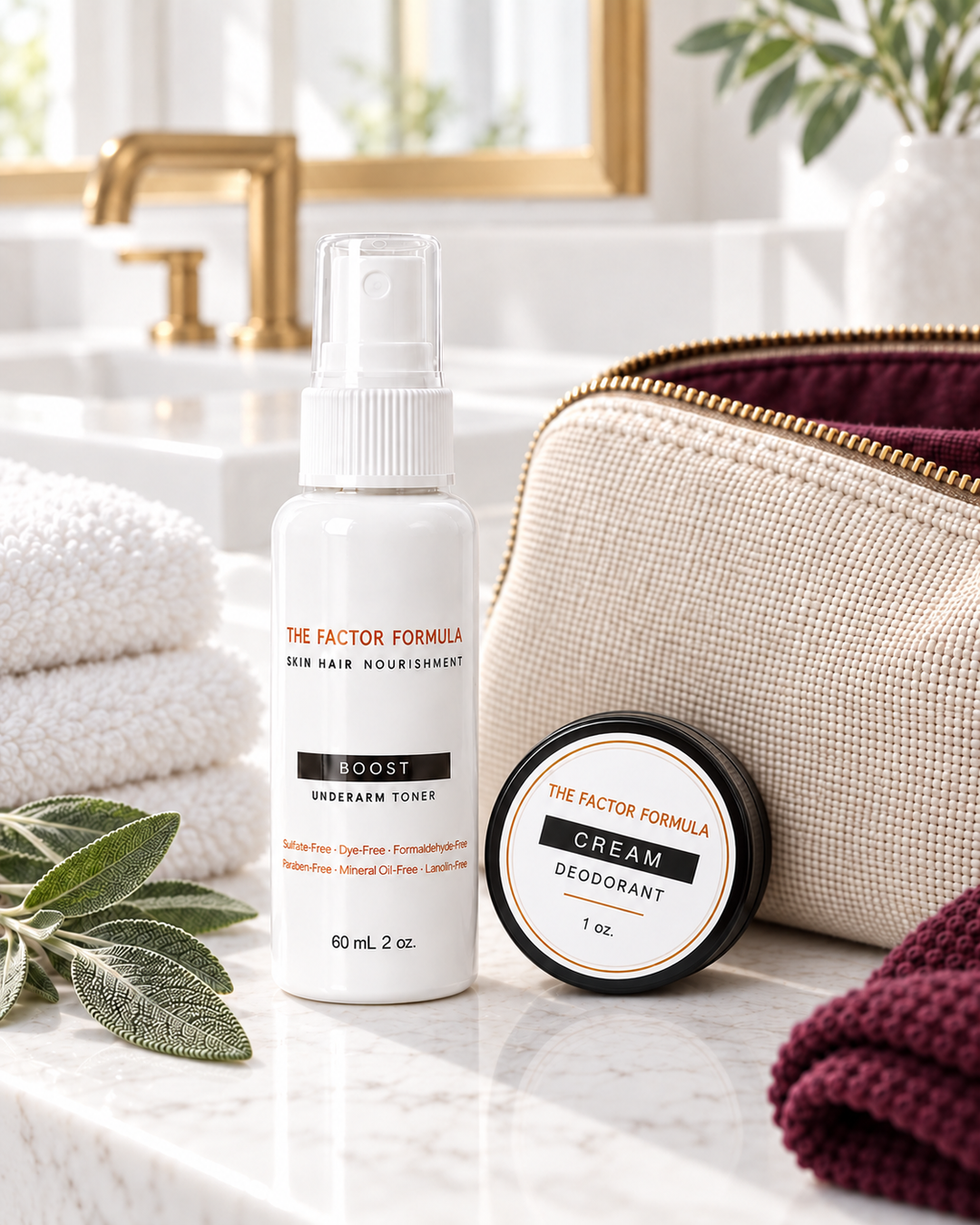 The Factor Formula - Travel Underarm Reset Duo