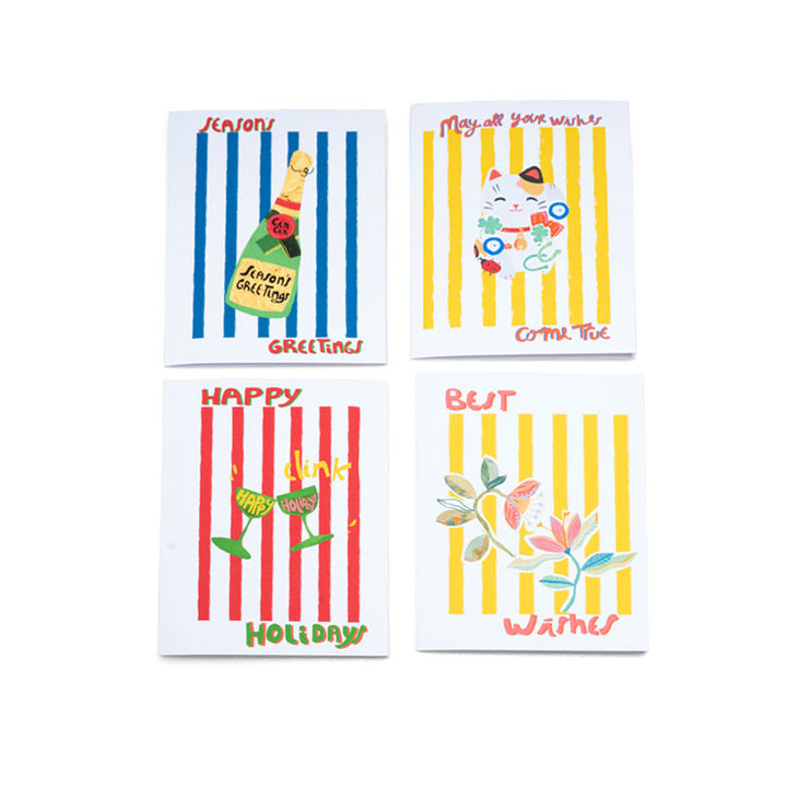Violet Red Studio Assorted Season’s Greetings Cards