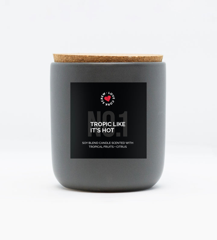 Love Cork Screw Tropic Like It's Hot Candle
