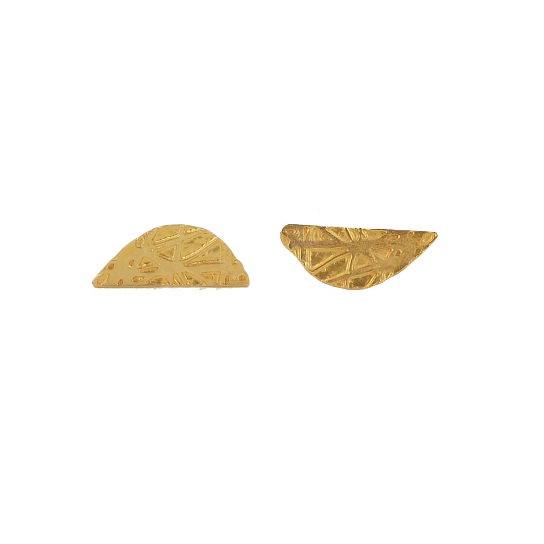 Lingua Nigra Scattered Moon Half Circle Earring