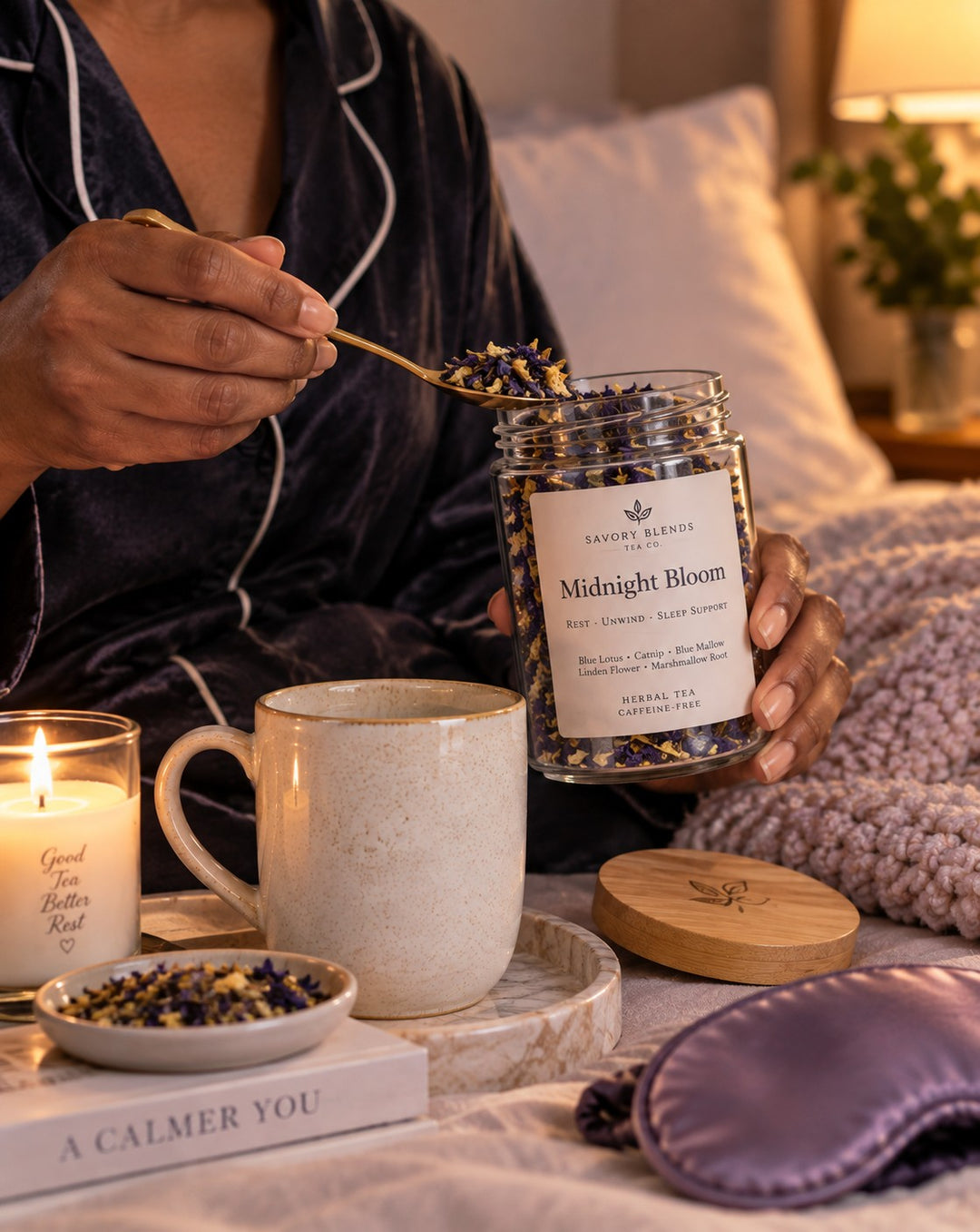 Savory Blends Tea Co.- Midnight Bloom