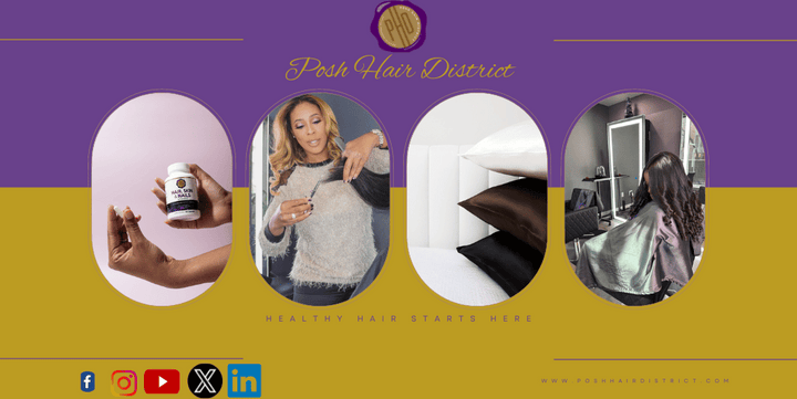 Posh Hair District PHD Satin Protective Pillowcases